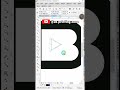 B + play logo design | coreldraw tutorial | logo design | #shorts #asprintingzone #2023