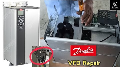 How to Repair 30KW Danfoss VFD | Connector replacement | E Tester
