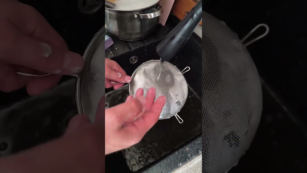 Как помыть сито? 