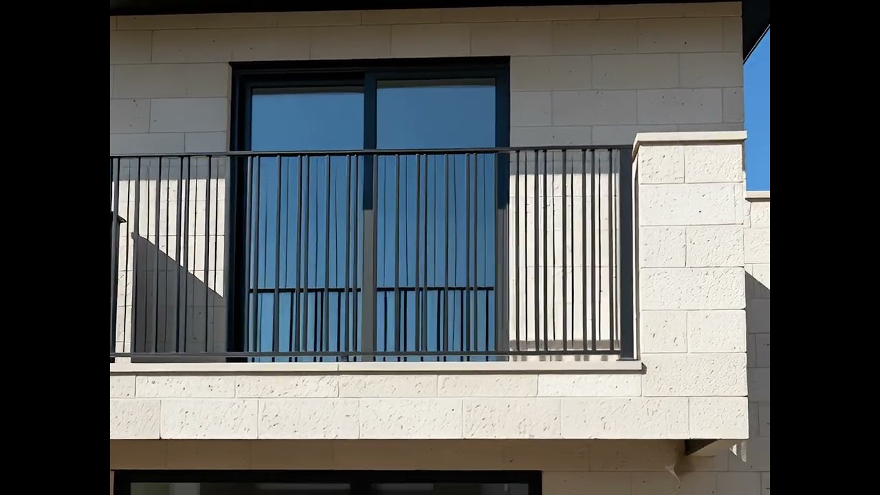 Straight Edge Balcony Railing by AMP