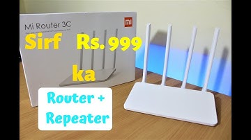 Mi 3C/R3L Router Unboxing | Complete Specifications | 300 Mbps Speed!!