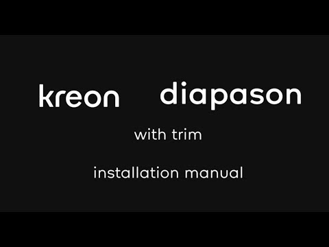 KREON DIAPASON TRIM - installation video