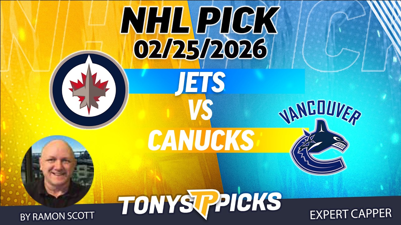 Jets vs. Canucks NHL Betting Odds & Picks, 2/25/26 | Night Moves Show