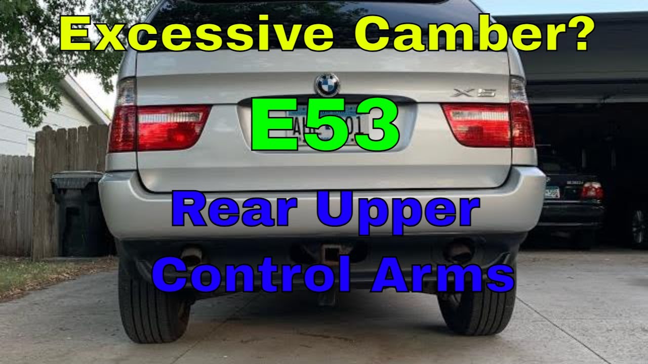 Замена верхнего заднего рычага подвески (поперечной балки) на E53.