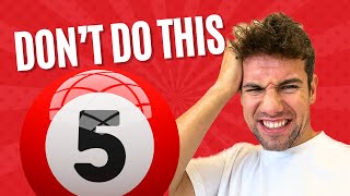 Top 5 Common Investing Mistakes YOU Should Avoid ⛔️