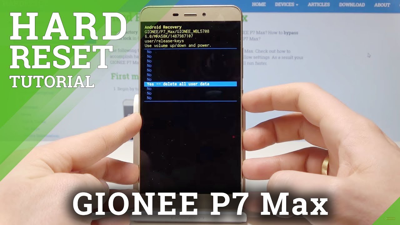ЖЕСТКИЙ СБРОС GIONEE P7 Max — обход блокировки экрана / сброс настроек к заводским