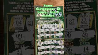 Bonus Multiplier, Michigan Lottery won one with 5 matches $50 #lansing #lottery win