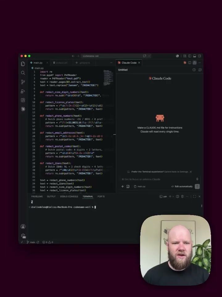 Refactor the code with Claude