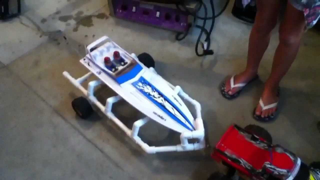 RC boat trailer - YouTube