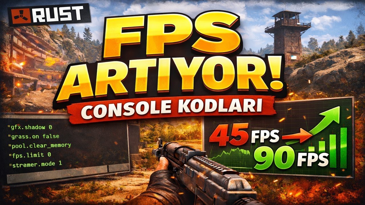 Rust Console Code List Rust Oyununuzu Kolaylaştıracak Console Kodları | FPS + Performans ...