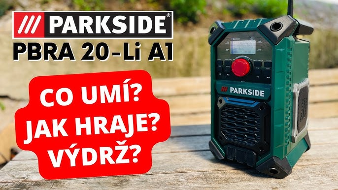 Parkside PBRA 20-Li A1 Akku-Baustellenradio Team x12v YouTube x20v Radio, - Radio, Rugged 