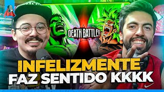 ELE NÃO É IMORTAL!!!?? BROLY VS HULK | BATALHA MORTAL | Ei Nerd - NERDZ REAGE | THE NERDZ #172