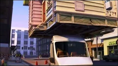 Up Pixar   Flying House Scene