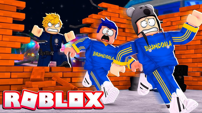 Joguei ROBLOX pela PRIMEIRA VEZ com o Marcos - Brancoala Games 