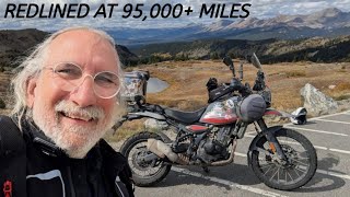 RE Himalayan Rode Hard... Smoking Brakes... Wahoo!