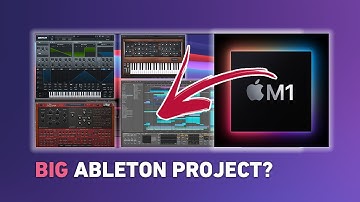 Running a Huge Ableton Project on the M1 MacBook Pro 13 | Live 10 | Serum, Diva, Arturia V3 Mini
