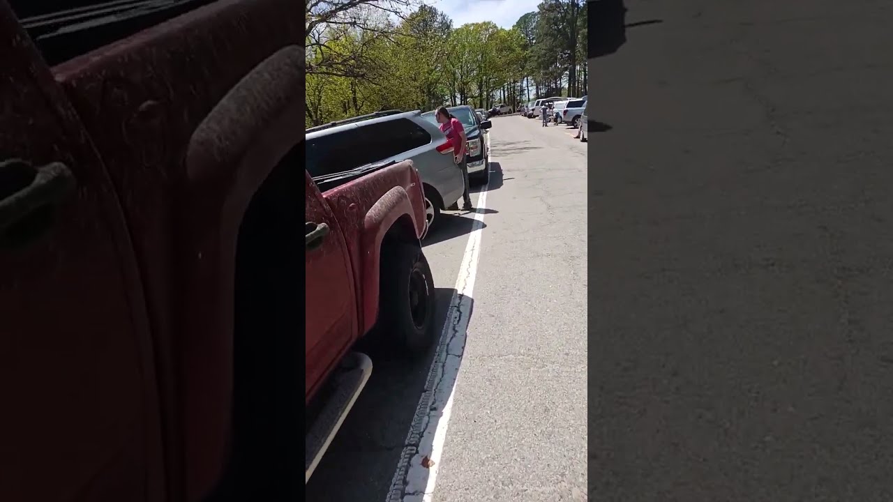 Eclipse watchers at I-40 Rest Area Arkansas