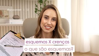 O QUE SÃO ESQUEMAS? CRENÇAS X ESQUEMAS; como se desenvolvem os esquemas?