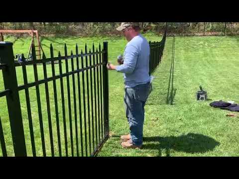 How to Remove Aluminum fence Panel and post without Damage