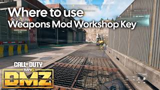 Details Where to use Weapons Mod Workshop Key in DMZ Guide