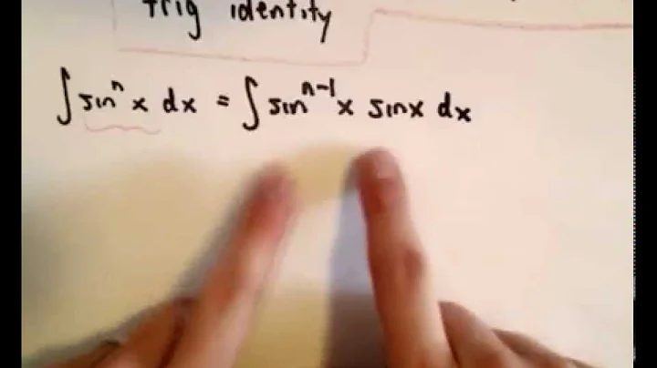 Reduction Formula for: Integral of [ sin(x) ] ^ n   dx