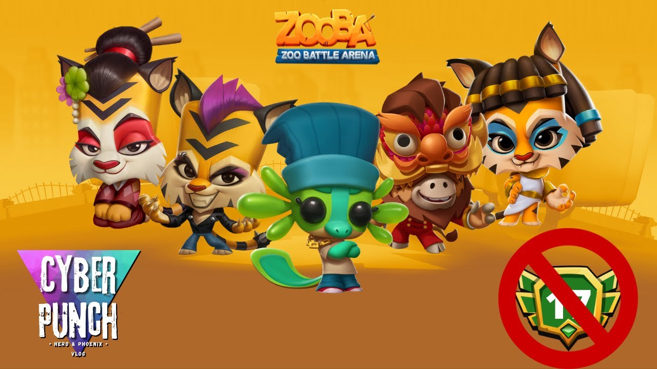 We killed a level 17 team. Zooba. CYBER PUNCH