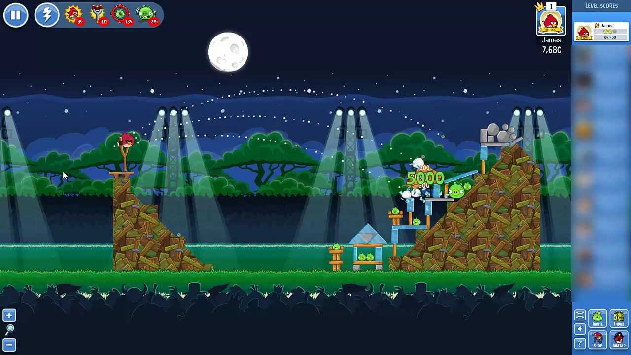 Angry Brids Friends :: Week 60 :: Level 6 :: July 8th, 2013 :: 3 Stars :: High Score