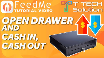 Open Drawer & Cash In, Cash Out【FeedMe Tutorial Video】T Tech Solution Sabah