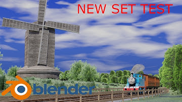 windmill test Thomas and friends blender animation