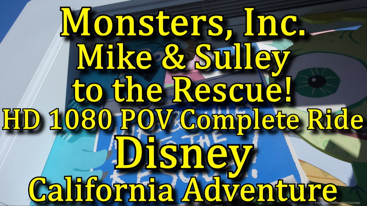 Monsters, Inc. Mike & Sulley to the Rescue! (HD POV - Full Ride
