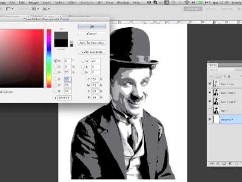 Processo Completo de Criação de Stencil Multi-Camada no Adobe Photoshop