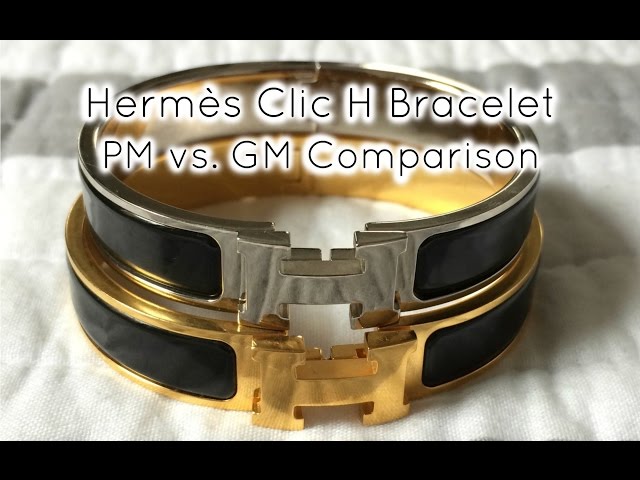 Hermes Clic H Bracelets Review, GM Size, Palladium