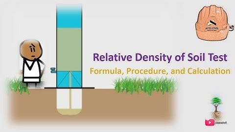 Relative Density of Soil Test