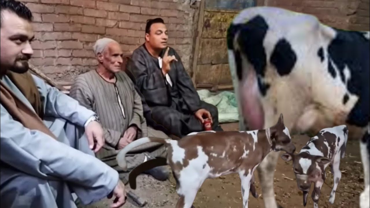 التاجر الفصيح انا اديتك البقره وقلت لك هاتولد توأم يبقي اقسم بالله ما حد شريها غيرى
