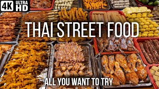 4K  UNIQUE COLLECTION OF THAI STREET FOOD. Chillva night market  the most popular in Phuket [sub]