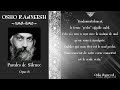 Osho rajneesh  paroles de silence  8