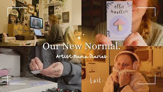 Lost Without Him. | Artist Mama Diaries 🐻🍄 | Studio Vlog 🌿