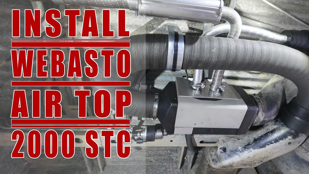 How to Install a Webasto 2000 STC a VW Westfalia (replacing the old Eberspacher) - YouTube