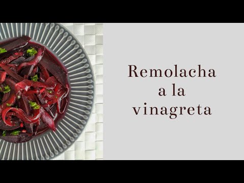 Video: Vinagreta Y Otras Ensaladas De Remolacha