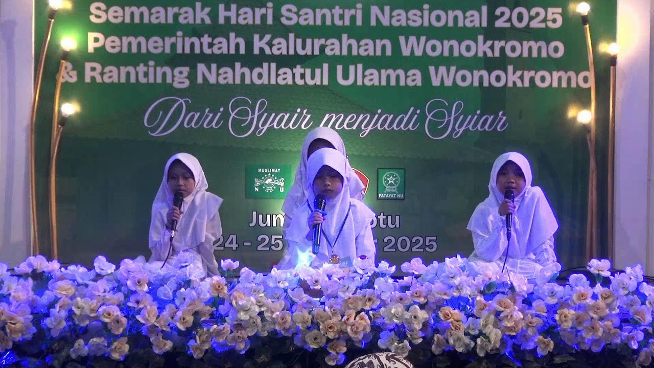 Festival Pujian Jowo | Semarak Hari Santri 2025  | Pemerintah Kal Wonokromo  &  Ranting NU Wonokromo