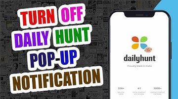 How To Turn Off Daily Hunt Pop Up Notification in Tamil