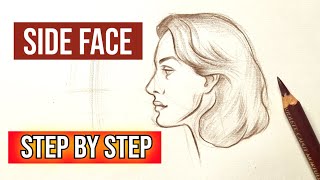 How to draw a Girl Side Face step by step GUIDE |How to Draw Faces for Beginners Drawing Tutorial