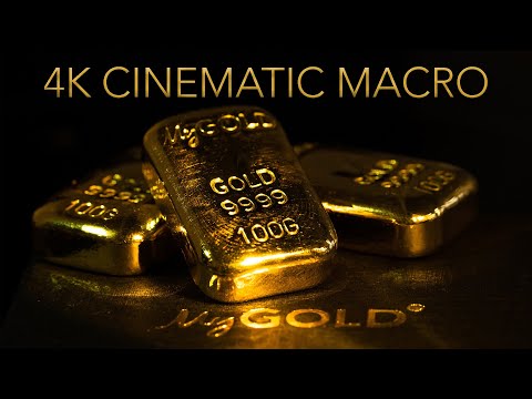 4K Macro Gold Silver- Cinematic!