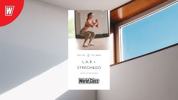 L.A.B + STRETCH&GO с Анной Кузнецовой | 10 ноября 2022 | Онлайн-тренировки World Class