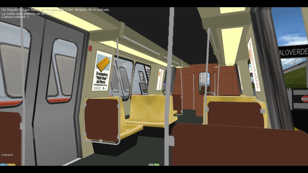 -Cab Ride Línea 1 Como en los viejos tiempos 👀🚇 | OpenBVE