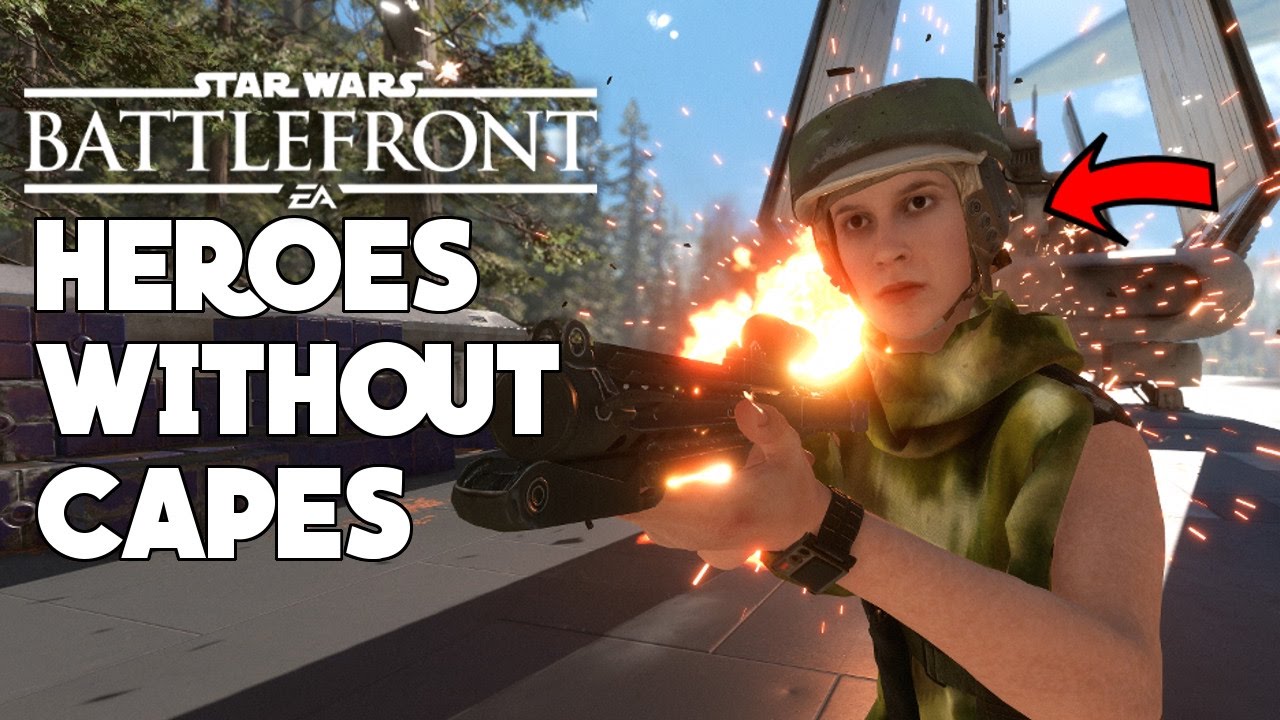 6 Heroes WITHOUT Capes! Star Wars Battlefront (Mod/Glitch) YouTube