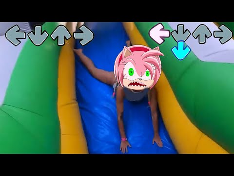 Sonic poked ice cream in Amy's face | FNF Below The Depths Got Me Like | FNF VS Drowning Sink Song