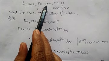 Cross Spectral Density