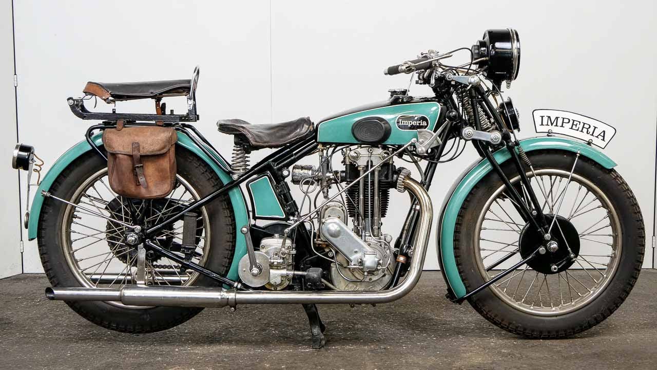 Imperia 500H 1929 500cc - riding