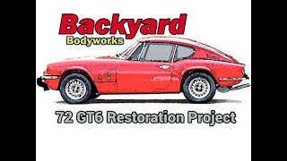72 Triumph GT6 Restoration Episode 23 (Passenger side Sills floors and Rocker panel repair pt 1)